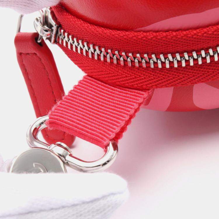 Pre Owned Chanel Coco Neige Red Sunglasses Holder Wristlet