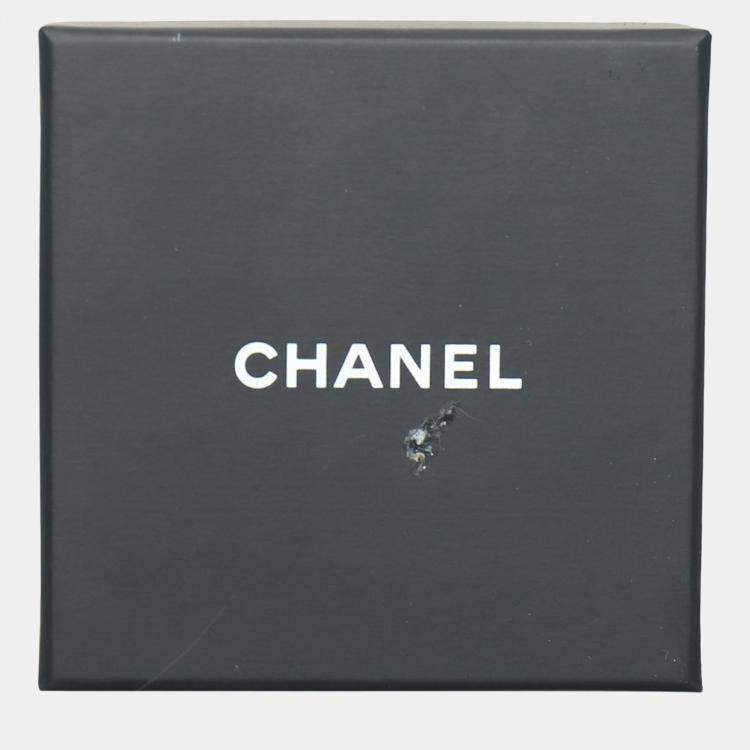 Pre Owned Chanel Gripoix CC Brooch