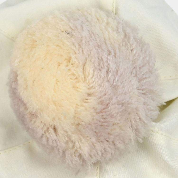 Pre Owned Chanel White Sport Line Knit Cap Size M