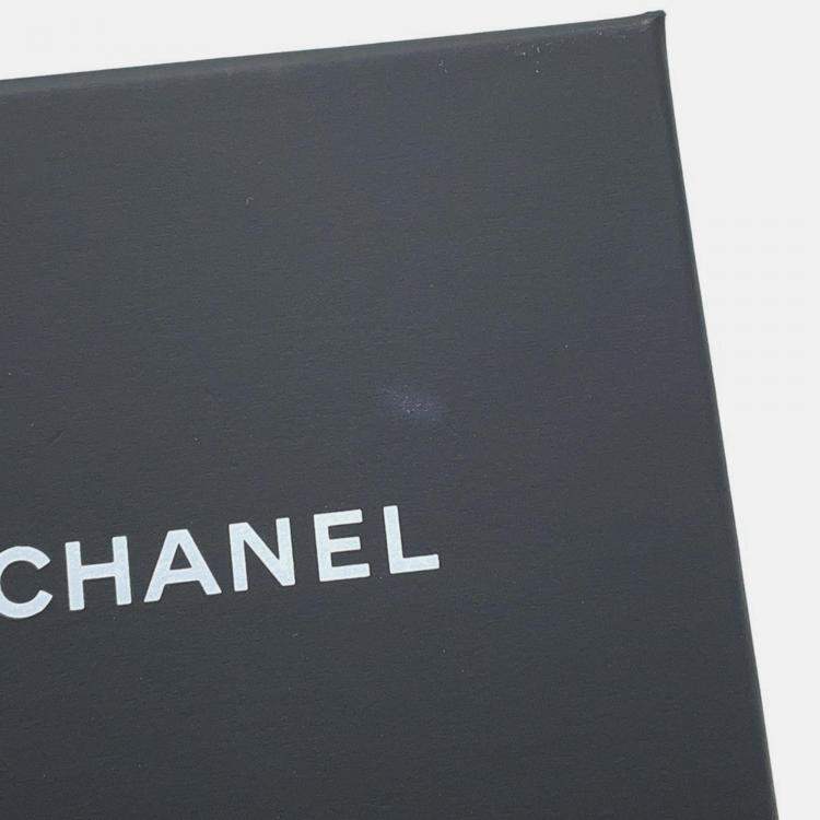 مملوكة مسبقًا Chanel CC Logo Rhinestone Gold Plated Brooch 