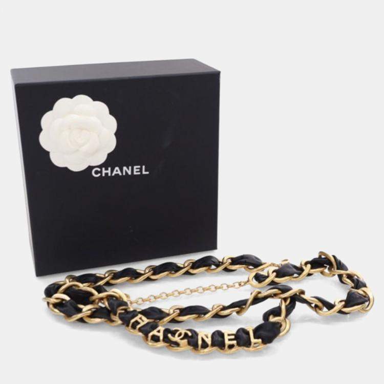 Pre Owned Chanel 90s Icon CC Double Chain Belt