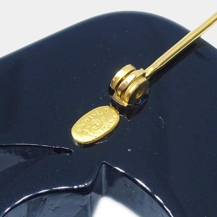 مملوكة مسبقًا Chanel Brooch Pin Black