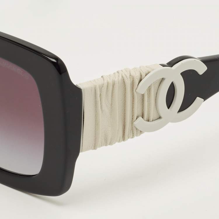Pre Owned Chanel Black Gradient 5474 Q CC Square Sunglasses