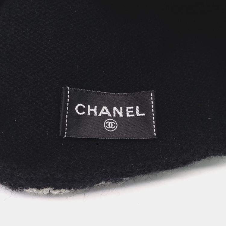 Pre Owned Chanel Multicolor knit Beanie