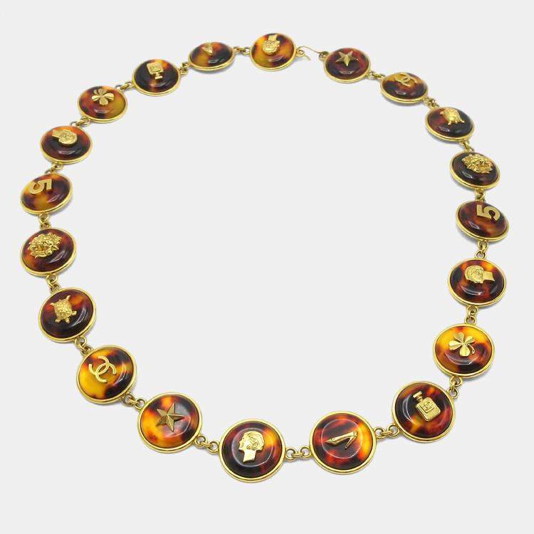 Pre Owned Chanel Icon Pendant Necklace