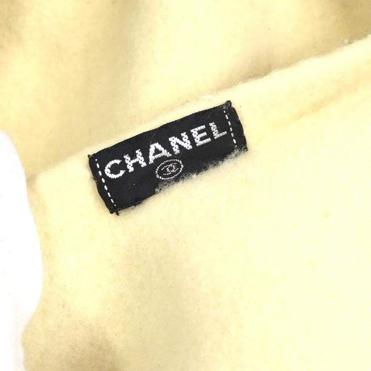 Pre Owned Chanel Beret Hat Off-white