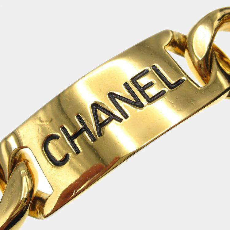 Pre Owned Chanel Chain Belt Gold