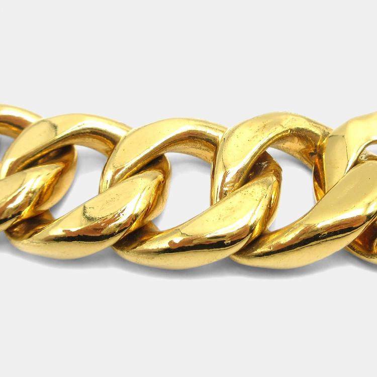 Pre Owned Chanel Chain Belt Gold