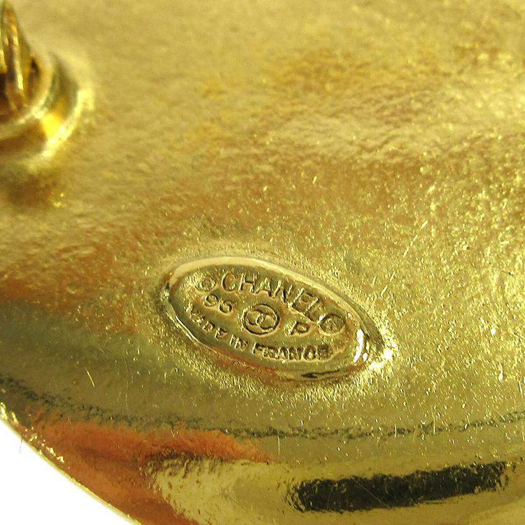 Pre Owned Chanel Brooch Pin Gold