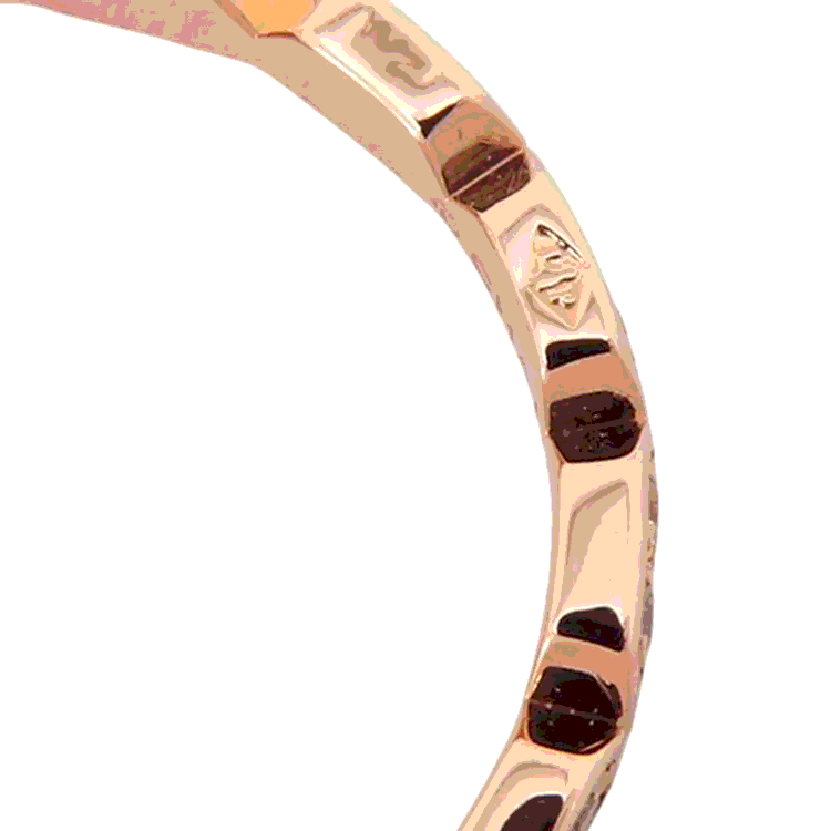 Pre Owned Chanel Premiere Promes Ring Size 51 / 11 18K Pink Gold