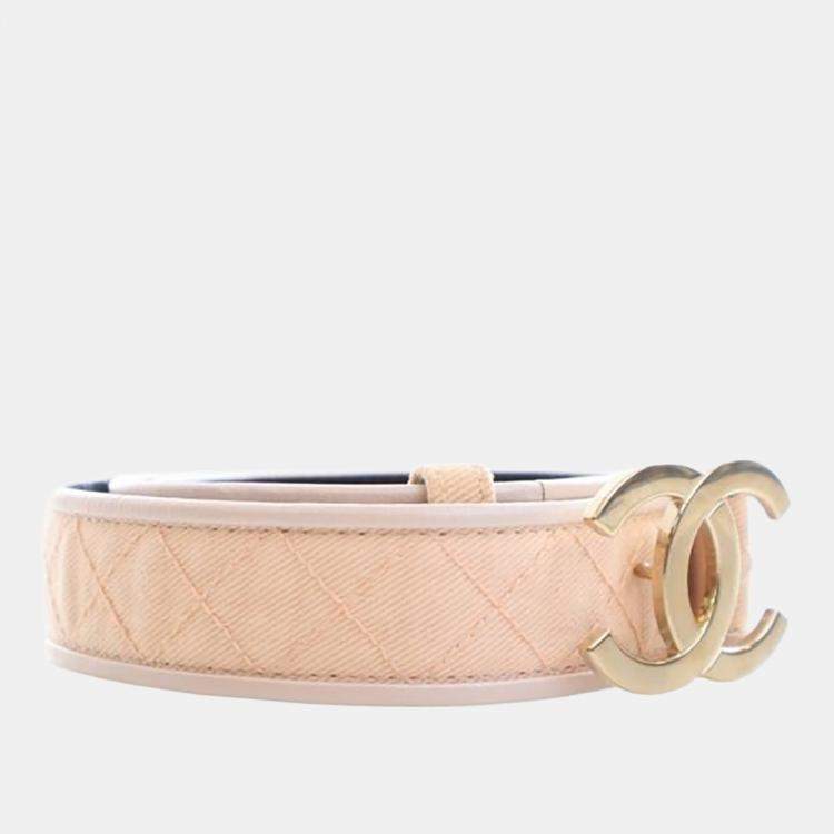 مملوكة مسبقًا حزام شانيل جينز سي سي مقاس 80/32