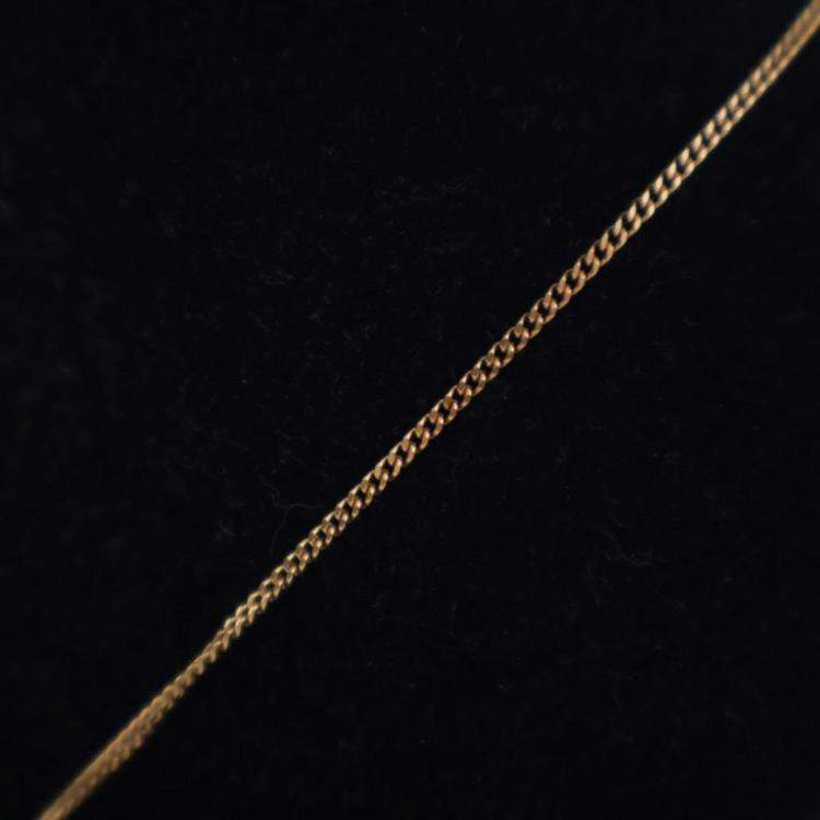 Pre Owned Chanel Crystal Camellia Pearl Drop Necklace