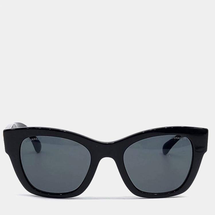 Pre Owned Chanel heart sunglasses