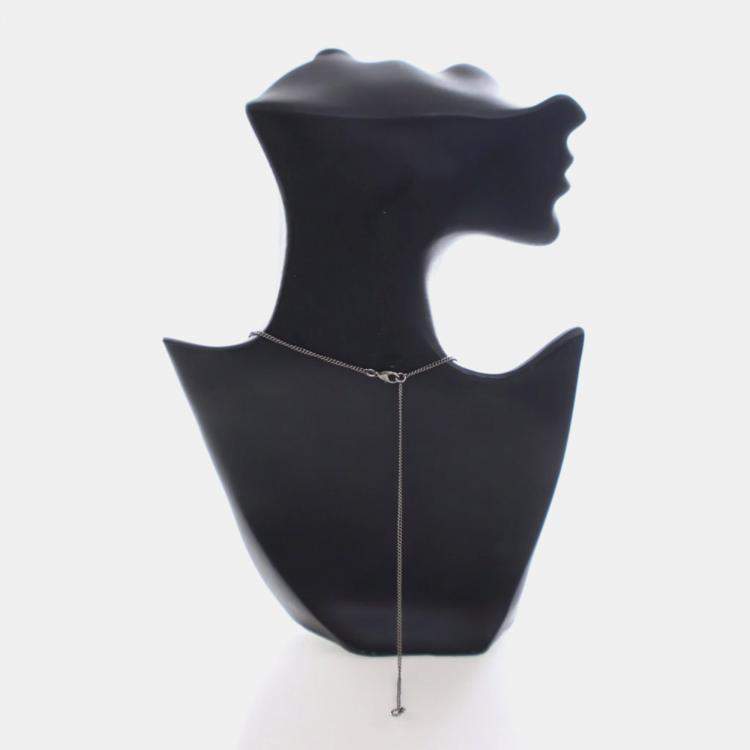 Pre Owned Chanel Crystal CC Necklace