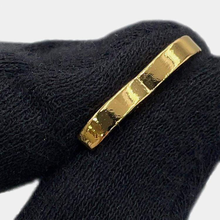 Pre Owned Chanel Cc Logo Chainbelt Gold Metal