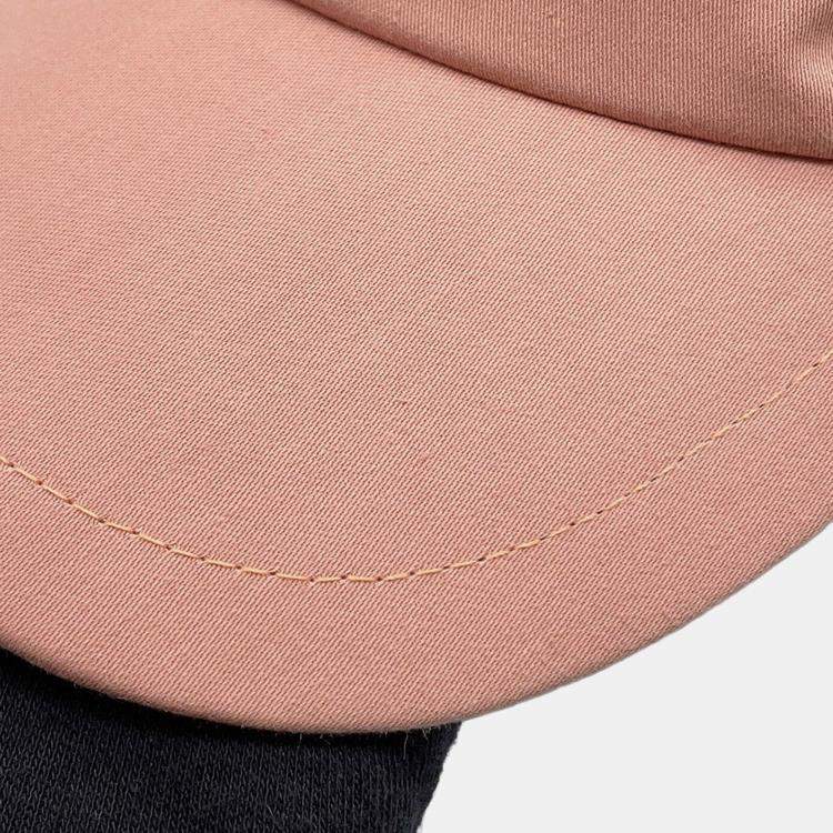 Pre Owned Chanel Cc Logo Baseball Cap Pink Cotton100%