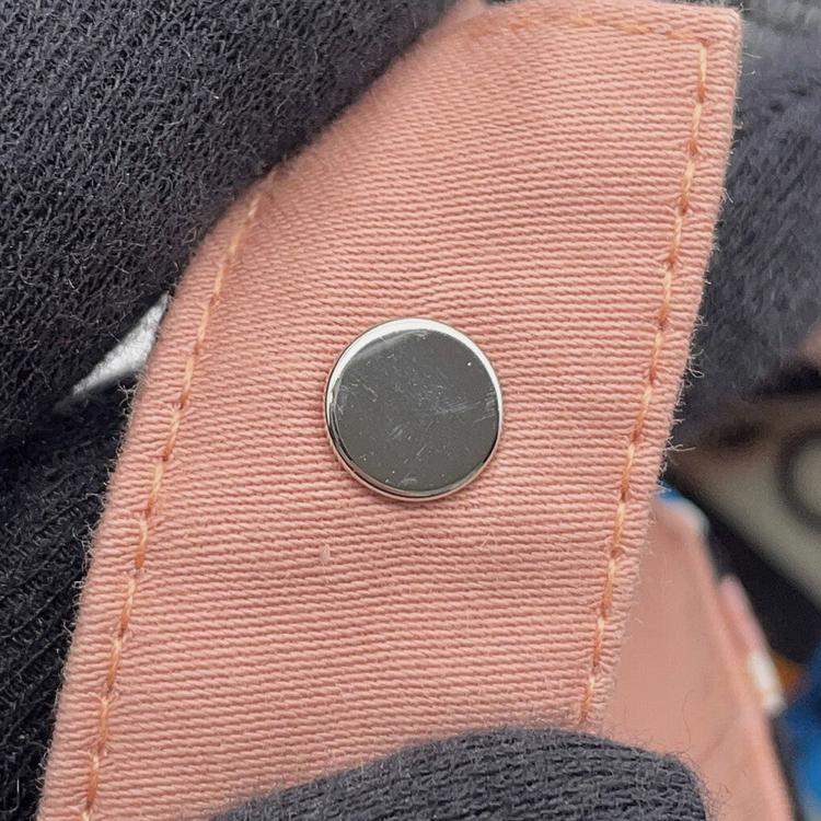 Pre Owned Chanel Cc Logo Baseball Cap Pink Cotton100%