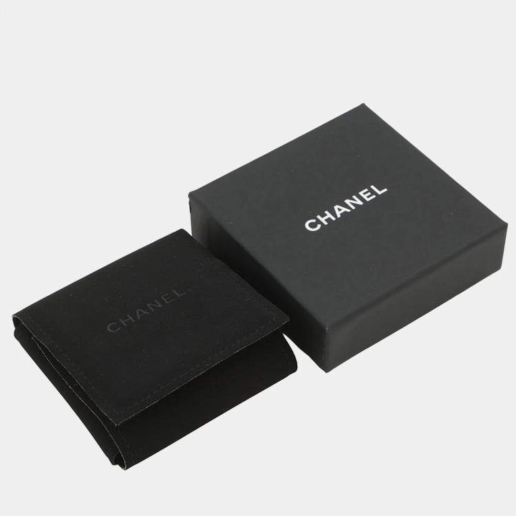 مملوكة مسبقًا Chanel Heart Brooch Gold Gold Plated Faux Pearl Rhinestone