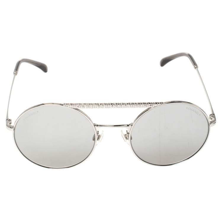 Chanel Silver 4232 Round sunglasses Chanel