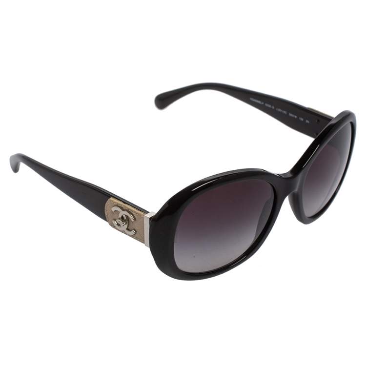 Chanel Black/ Grey Gradient 5235 Q Turnlock Square Sunglasses Chanel | The  Luxury Closet
