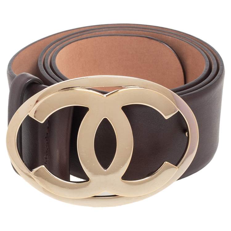 Chanel leather belt