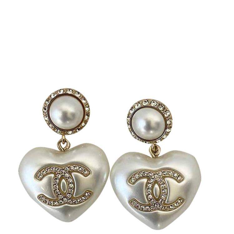 chanel pearl earrings 2021