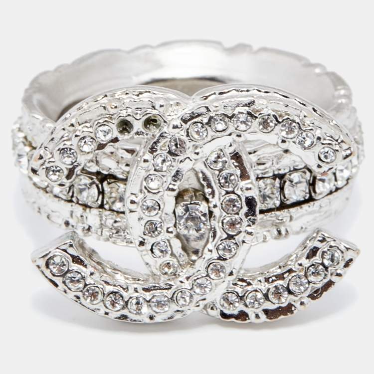 Chanel silver insignia ring  WILDE