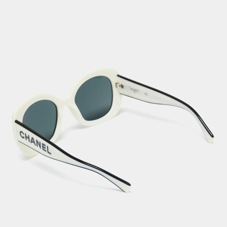Chanel Monochrome/ Grey 71414 Oversized Sunglasses Chanel