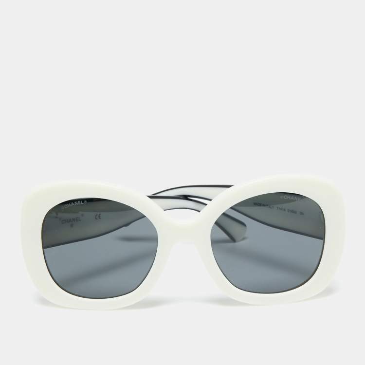 Chanel Monochrome/ Grey 71414 Oversized Sunglasses Chanel | The Luxury  Closet