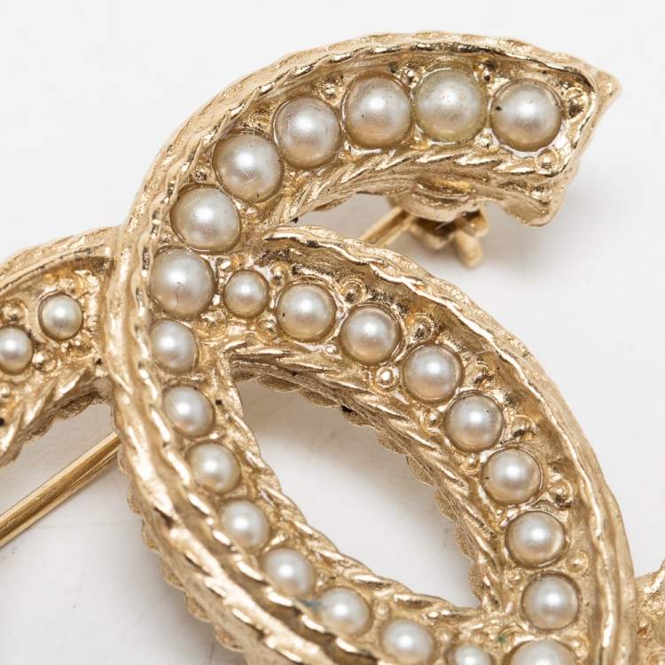 Faux on sale chanel brooch