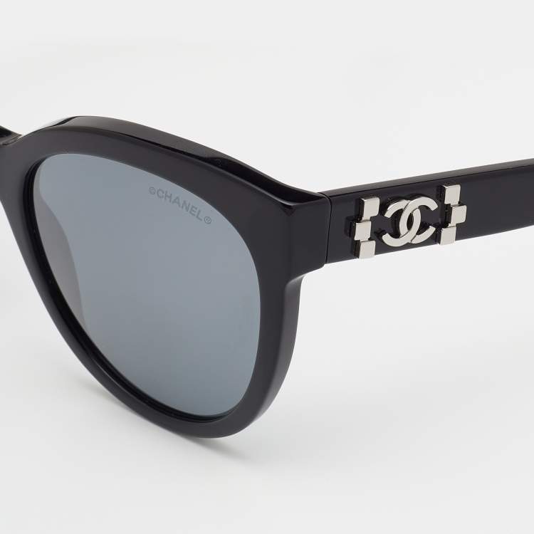 Chanel Black 5315 CC Pantos Signature Cat-Eye Sunglasses Chanel