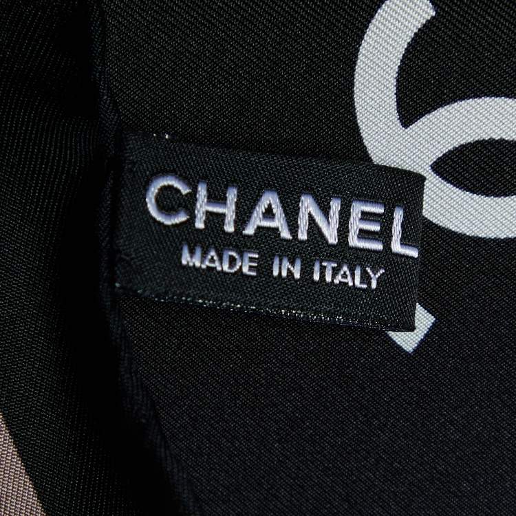 Pre Owned Chanel Multicolor Bags Print Silk Square Scarf