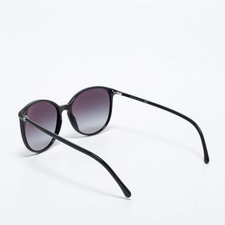 Pre Owned Chanel Black 5278 Butterfly Sunglasses