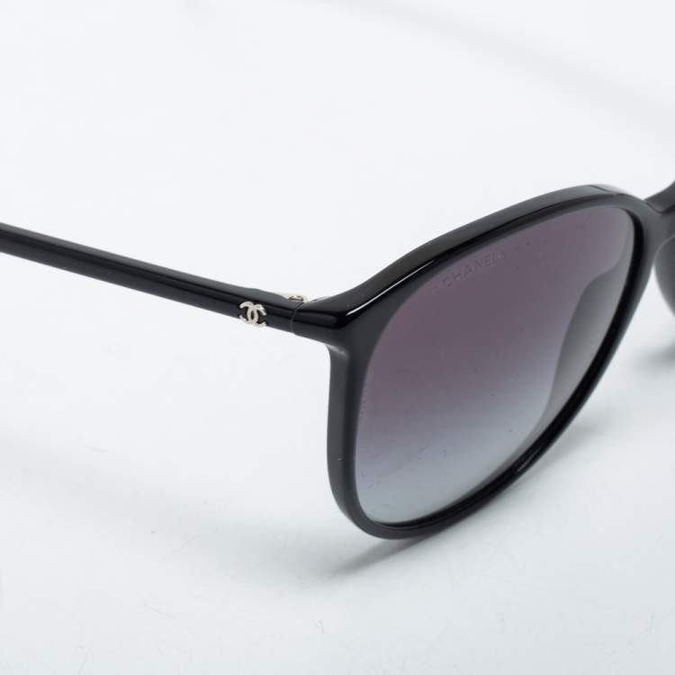Chanel 5414 Sunglasses Black/Grey Butterfly Women