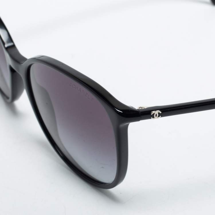 Pre Owned Chanel Black 5278 Butterfly Sunglasses