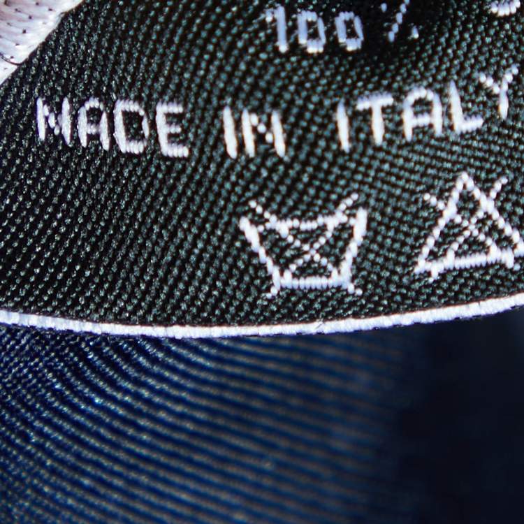 Pre Owned Chanel Black Departures Board Printed Silk Square Scarf