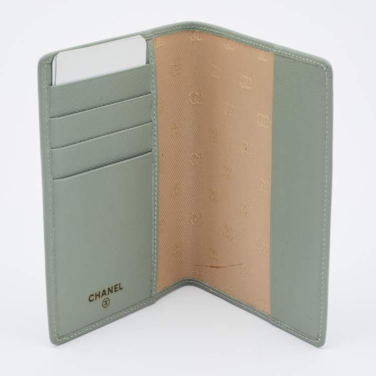 PATEK PHILIPPE Card Case Long Wallet Passport Holder Dark Brown with Box