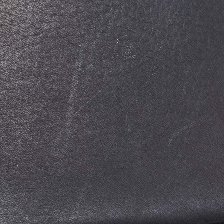 Pre Owned Chanel Black Leather Logo Ipad Mini Case