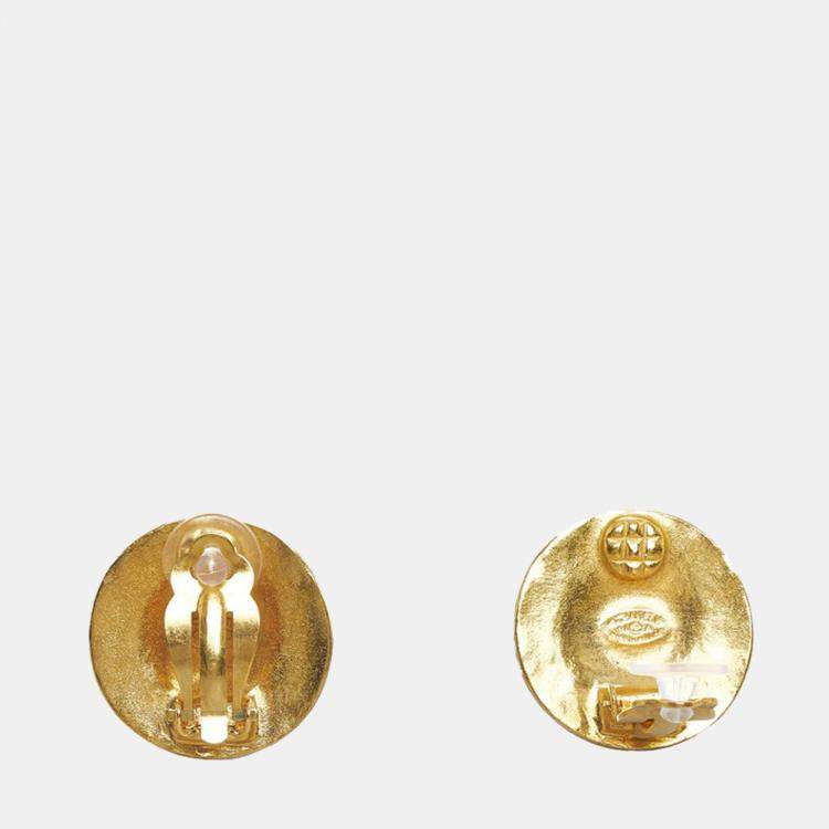 Chanel CC Clip On Earrings, Chanel Accessories