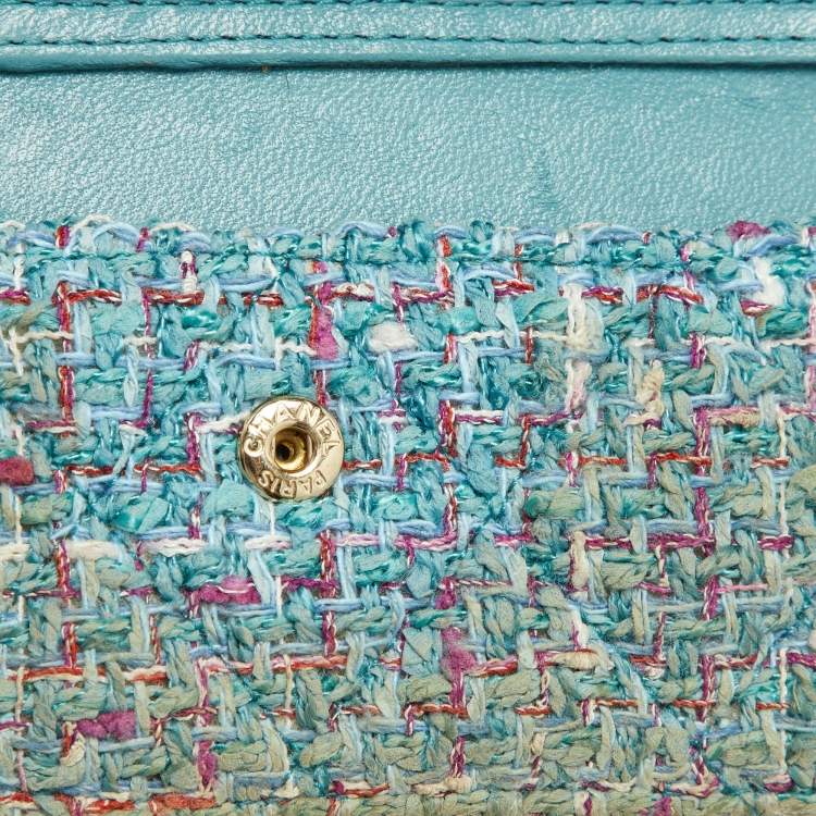 مملوكة مسبقًا غطاء آيفون 12 برو كلاسيك شانيل جلد وتويد مبطن أصفر 