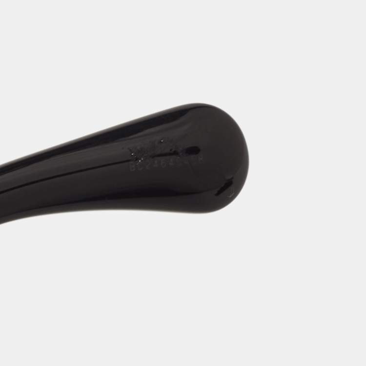 Pre Owned Chanel Black 5421-B-A CC Embellished Square Sunglasses