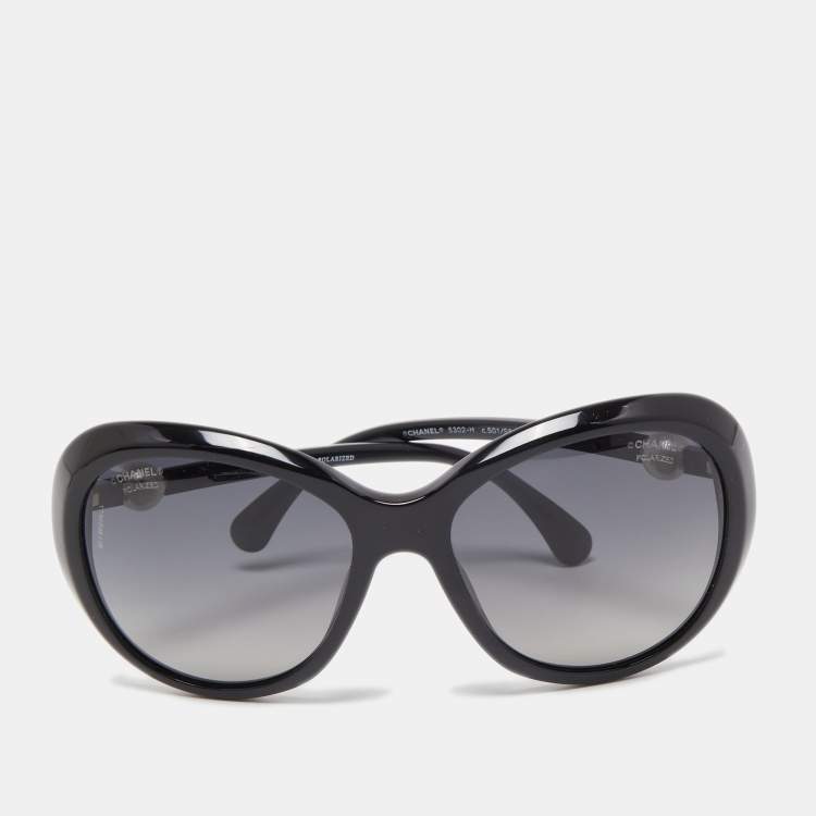 Chanel Black Gradient 5302-H Pearl Oversized Sunglasses Chanel | The Luxury  Closet