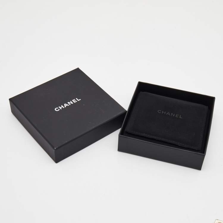 Pre Owned Chanel Crystals Gold Tone Hair Clip