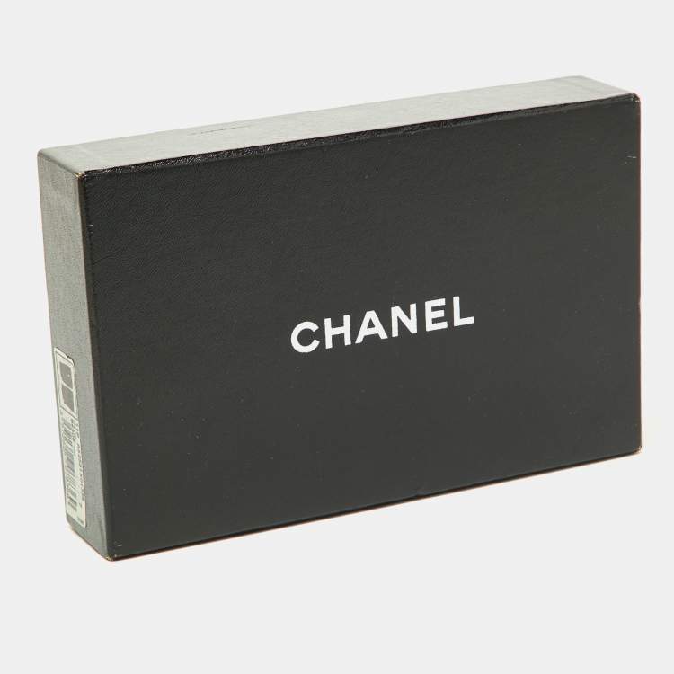 Pre Owned Chanel CC Laser Cut Detail Fingerless Gloves 7.5