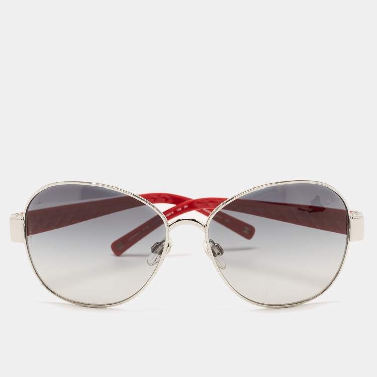 Chanel Red Mirror Pilot Fall Sunglasses - 4223 - Yoogi's Closet