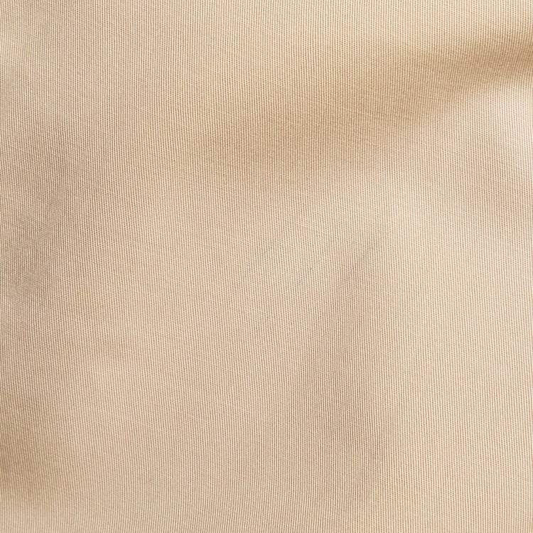 مملوكة مسبقًا Chanel Beige Cotton Tweed Trim Trench Coat M