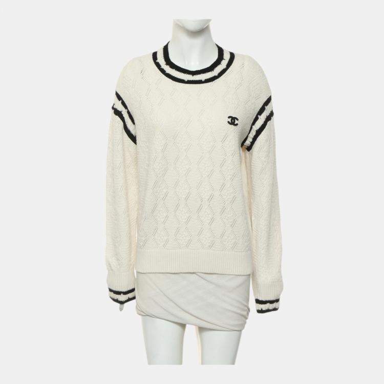 Chanel cc sweater best sale