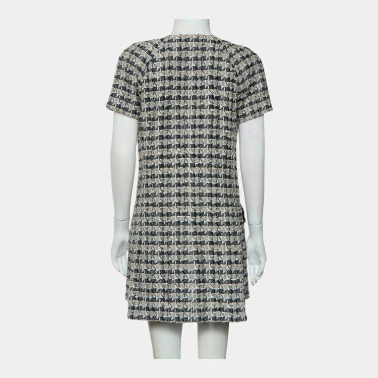 مملوكة مسبقًا Chanel Tweed Button Up Dress M
