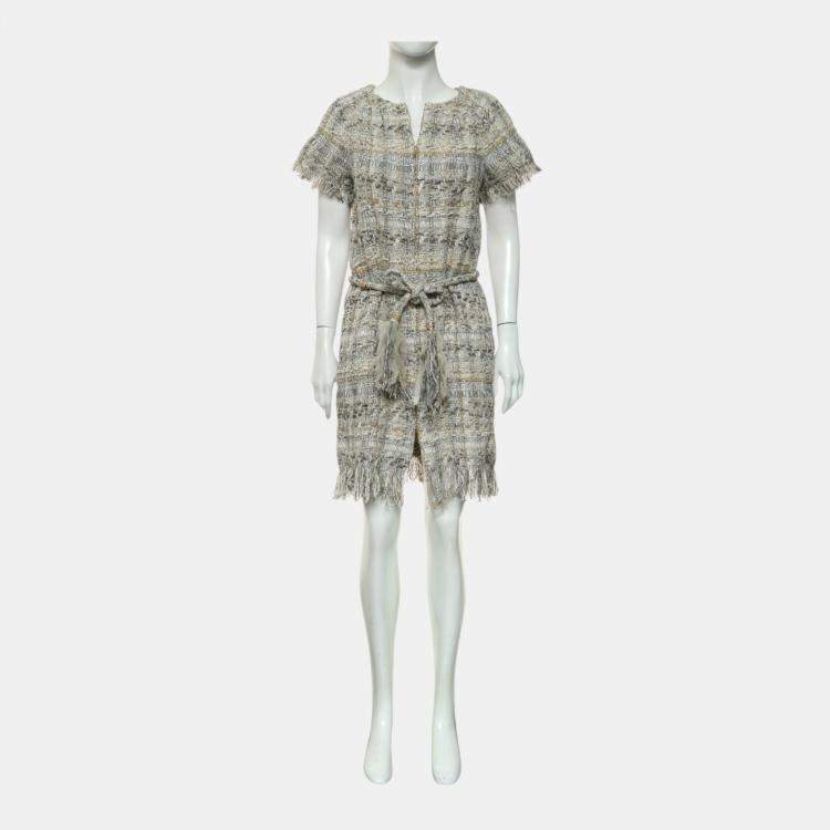 Chanel 2018 Tweed Zip Up Dress Chanel TLC