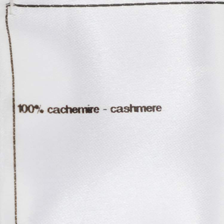 Pre Owned Chanel Multicolor Cashmere Dress M